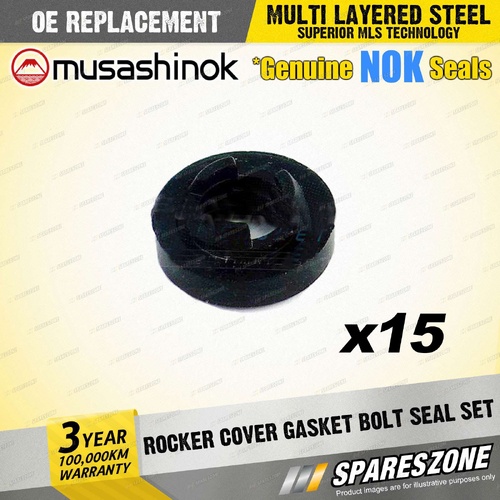15 x Rocker Cover Gasket Bolt Seals Set for Jeep Grand Cherokee XJ WG Wrangler