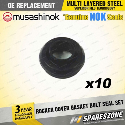 10 x Rocker Cover Gasket Bolt Seals Set for Ford Focus LR 1.8L EYDE I4 16V 00-05