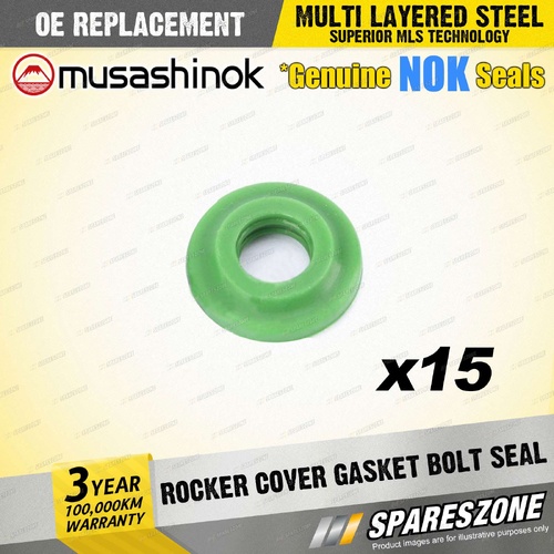 15 x Rocker Cover Gasket Bolt Seals for BMW 3 Series E46 2.2L 2.5L 2.8L I6 24V