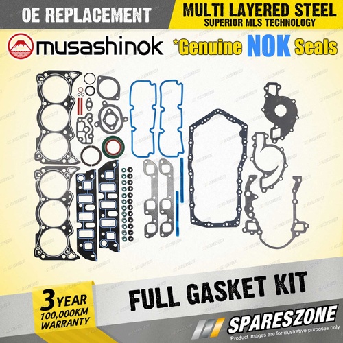 Full Gasket Kit for Toyota Lexcen VN 3.8 V6 12V 4 Door Sedan Wagon 1989-1990