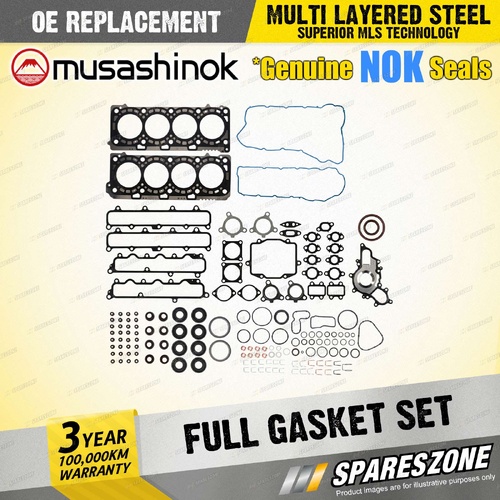 Full Gasket Set for Toyota Landcruiser VDJ76 VDJ78 VDJ79 4.5L 03/2007-08/2025