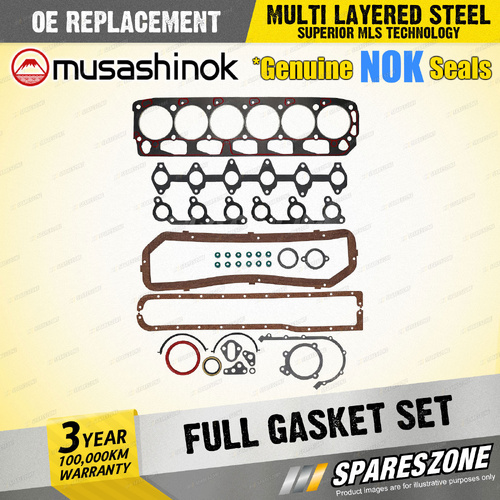 Full Gasket Set for Ford Fairlane ZL Fairmont Falcon XF 3.3L 4.1L I6 12V 86-88
