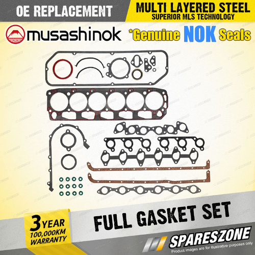 Full Gasket Set for Ford Fairlane ZL Fairmont Falcon XF 4.1L 250 I6 12V 84-87