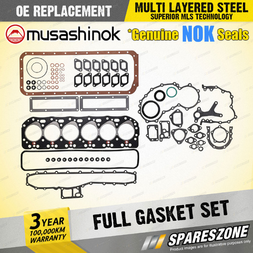 Full Gasket Set for Toyota Landcruiser HJ47 HJ50 HJ60 Dyna HU 40 50 4.0L 80-90