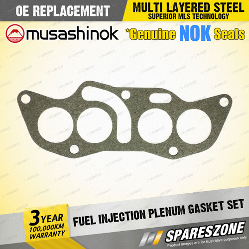 Fuel Injection Plenum Gasket Set for Hyundai Sonata Y2 2.4L G4CS I4 8V 89-91