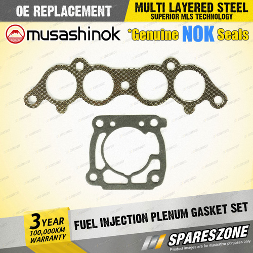 Fuel Injection Plenum Gasket Set for Kia Mentor 1.5L B5 I4 8V 1996-2001