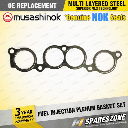 Fuel Injection Plenum Gasket Set for Mazda B2600 Bravo 2.6L G6 I4 12V 91-96