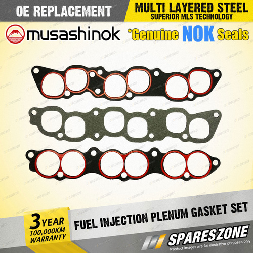 Fuel Injection Plenum Gasket Set for Mitsubishi Magna TR TS Magna KS KR 3.0L
