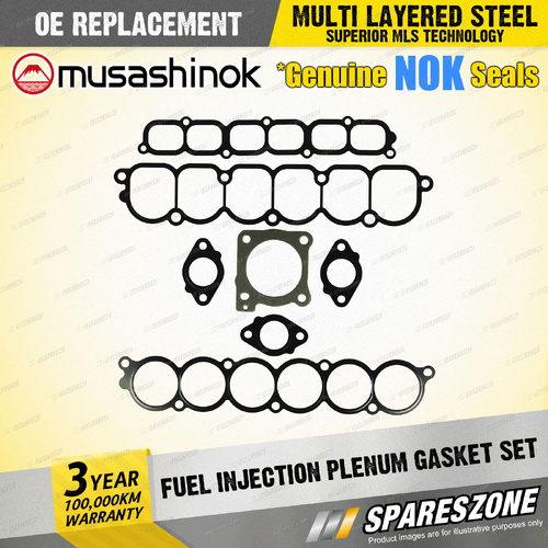 Fuel Injection Plenum Gasket Set for Mitsubishi Pajero NJ NK NM NP 3.5L 93-05