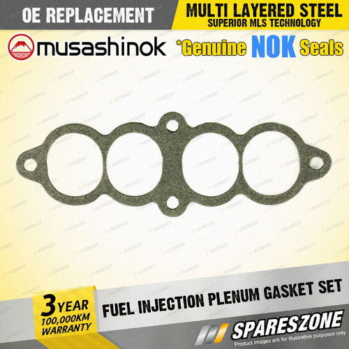 Fuel Injection Plenum Gasket Set for Nissan Gazelle S12 Pintara U12 2.0L 80-92
