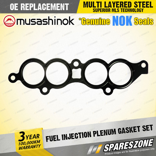 Fuel Injection Plenum Gasket Set for Nissan Pulsar N15 1.6L GA16DE I4 16V 95-00