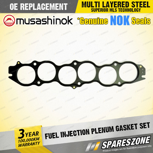 Upper Fuel Injection Plenum Gasket Set for Nissan 350Z Z33 Skyline V35 3.5 02-07