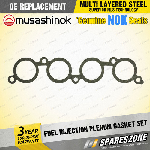 Fuel Injection Plenum Gasket Set for Nissan Bluebird U13 2.4L I4 16V 1993-1997