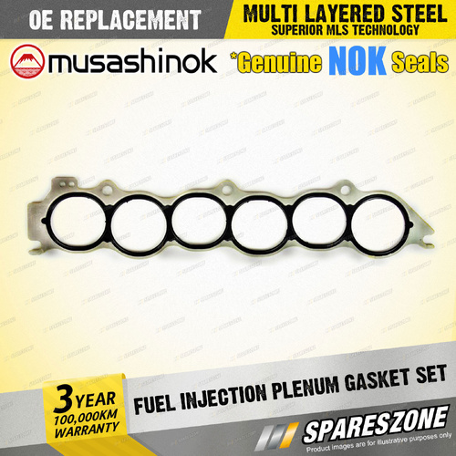 Lower Fuel Injection Plenum Gasket Set for Nissan Maxima J31 Murano Z50 03-09