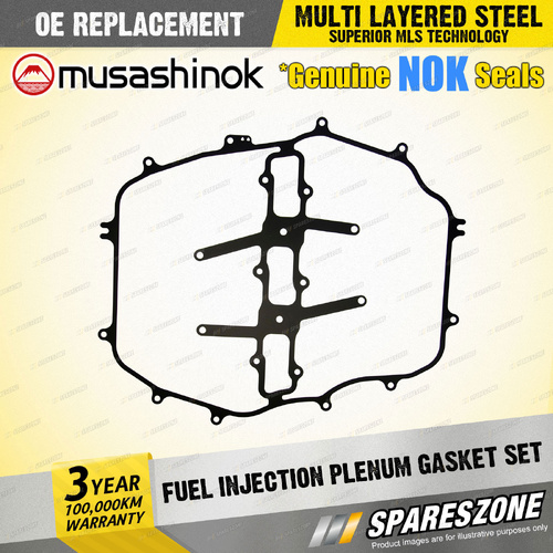 Upper Fuel Injection Plenum Gasket Set for Nissan 350Z Z33 3.5L V6 24V 02-07
