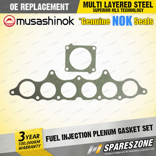 Fuel Injection Plenum Gasket Set for Nissan Skyline R34 2.5L I6 24V 98-02