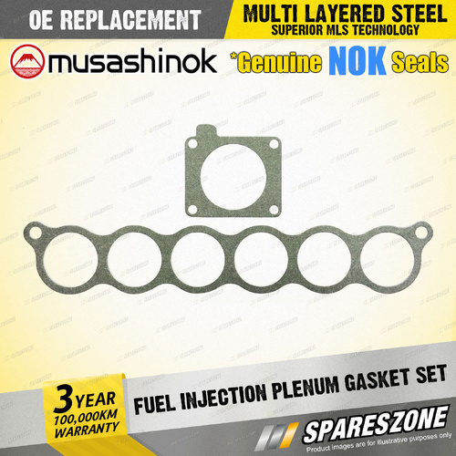 Fuel Injection Plenum Gasket Set for Nissan Skyline R33 2.5L I6 24V 1993-1998