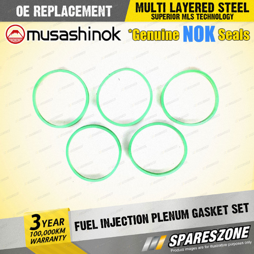 Fuel Injection Plenum Gasket Set for Volvo C30 C70 S40 V50 T5 2.4L 2.5L 04-15