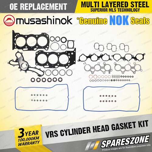 Cylinder Head Gasket Kit for Lexus RX350 GSU35R 3.5L 2GRFE V6 24V DOHC