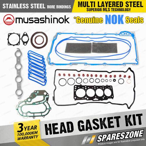 VRS Cylinder Head Gasket Kit for Holden Astra LB 1.5 4 Door Hatchback Sedan