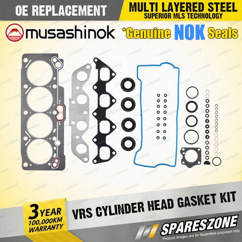 VRS Cylinder Head Gasket Kit for Holden Nova LG 1.6 I4 16V 4 Door Sedan