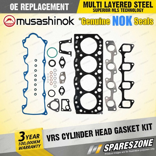 VRS Cylinder Head Gasket Kit MLS for Toyota Dyna LH80R LH80 LY50R LY50 2.4