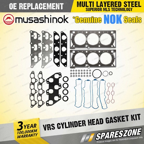 VRS Cylinder Head Gasket Kit 4 Piece for Holden Calibra YE Vectra JR JS 2.5