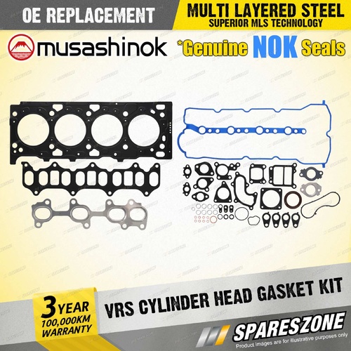VRS Head Gasket Set for Toyota Hilux GUN 123R 126R 135R 136R Landcruiser Prado