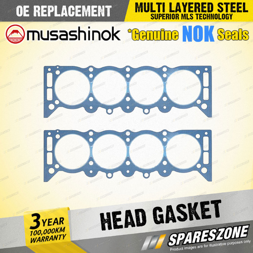 2 x Felpro Head Gaskets for Holden Belmont Berlina Brougham Calais Caprice GTS