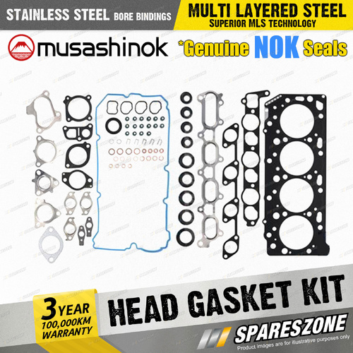 VRS Head Gasket Kit for Mitsubishi Challenger PB PC Triton MN 2.5L 2009-2015
