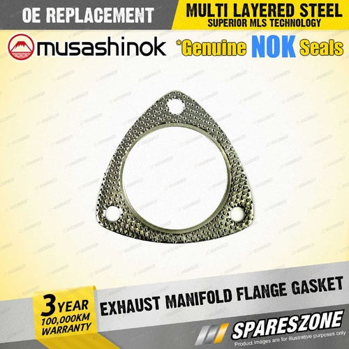 Exhaust Manifold Flange Gasket for Holden Commodore Calais VL 3.0 L I6 12v 86-88