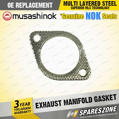 Exhaust Manifold Flange Gasket for Mitsubishi Verada KE KJ KF KH KJ KL KW V6 24v