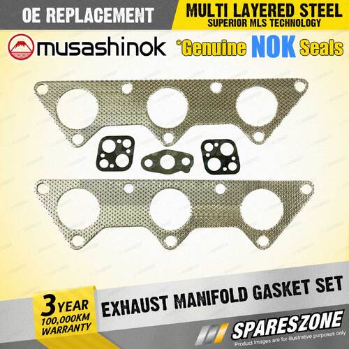 Exhaust Manifold Gasket Set for Mitsubishi Challenger PA Magna TE TH TJ TL TW V6