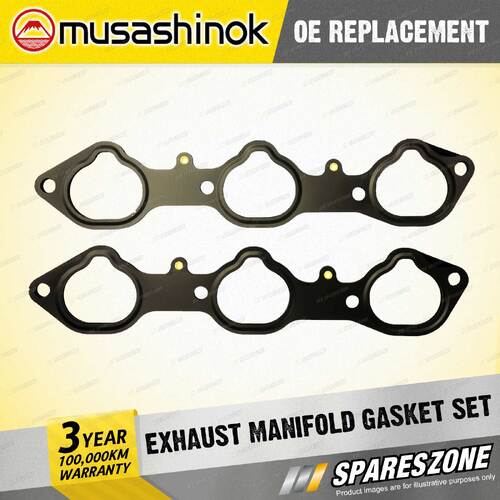 Exhaust Manifold Gasket Set for Holden Calais Commodore VE VF VZ Rodeo RA V6 24v