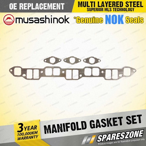 Manifold Gasket Set for Holden Kingswood One Tonner Panel Utility WB 3.3 I6 12v