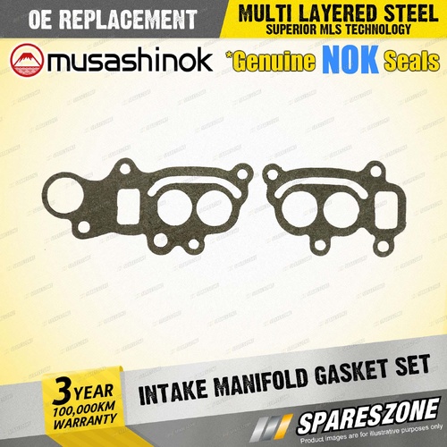 Intake Manifold Gasket Set for Mitsubishi Colt RA Lancer CA I4 8v 1981-1990