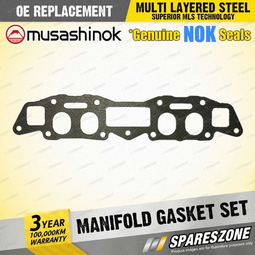 Manifold Gasket Set for Nissan Sunny B310 Vanette C20 C120 C122 I4 8v 1978-1988