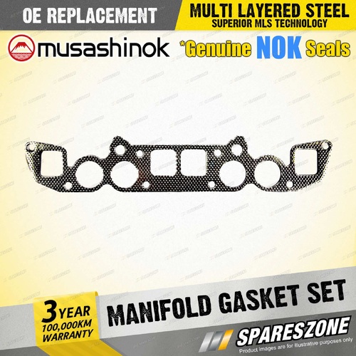 Manifold Gasket Set for Nissan Urvan E23 VPGE23 2.0 L I4 8v 1980-1982