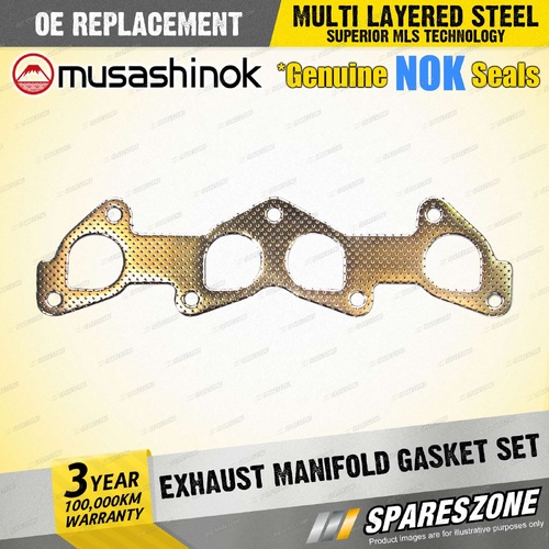 Exhaust Manifold Gasket Set for Ford Festiva WF DB1 1.5 L I4 8v 1998-2000