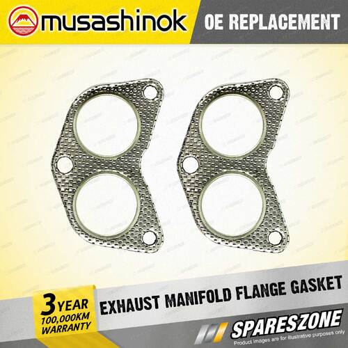 2 x Exhaust Manifold Gasket for Subaru Legacy Outback BC BD BE BF BG BH BL BP BR
