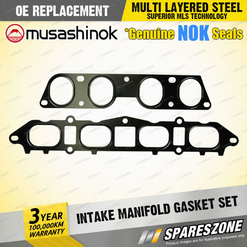 Intake Manifold Gasket Set for Toyota MR2 SW20 I4 16V 2.0L 3SGE 03/1994-12/1999