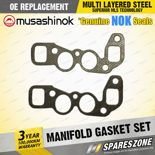 Manifold Gasket Set for Toyota Liteace KM20 KM36 KM51 Townace KR42 I4 8V 79-99