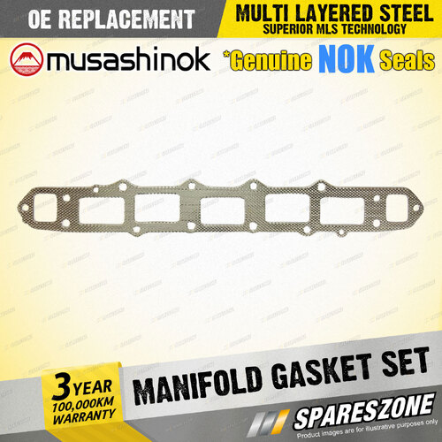 Manifold Gasket Set for Toyota Landcruiser FJ62 FJ70 FJ73 FJ75 FJ80 I6 12V 84-93