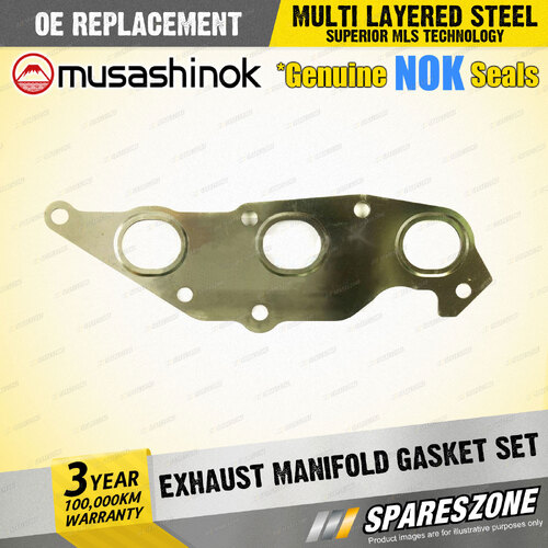 Exhaust Manifold Gasket Set for Daihatsu Sirion YRV 1.0L I3 12V DOHC 1998-2005