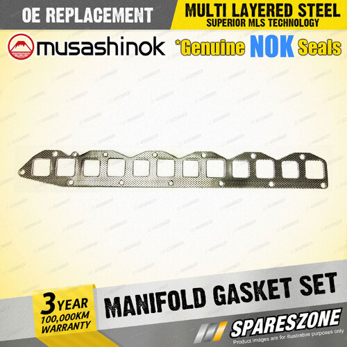 Manifold Gasket Set for Dodge D5N 200 300 400 500 4.0L I6 12V 245 OHV 1973-1979