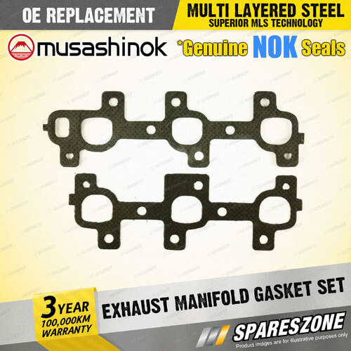 Exhaust Manifold Gasket Set for Jeep Cherokee KK KJ Grand Cherokee WH 3.7L V6