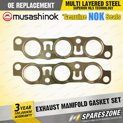 Exhaust Manifold Gasket Set for Lexus IS200 GXE10R 2.0L I6 24V 1GFE 1999-2005