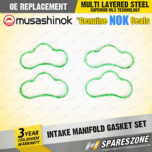 Intake Manifold Gasket Set for Peugeot 206 307 CC 406 D9 2.0L I4 16V 1999-2007