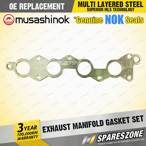 Exhaust Manifold Gasket Set for Suzuki Swift SA413 SF413 1.3L I4 16V 1986-1999