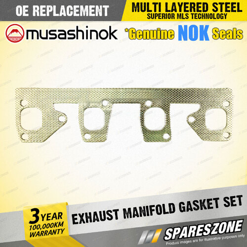 Exhaust Manifold Gasket Set for Toyota Landcruiser BJ75 Dyna BU 60 65 84 88 91